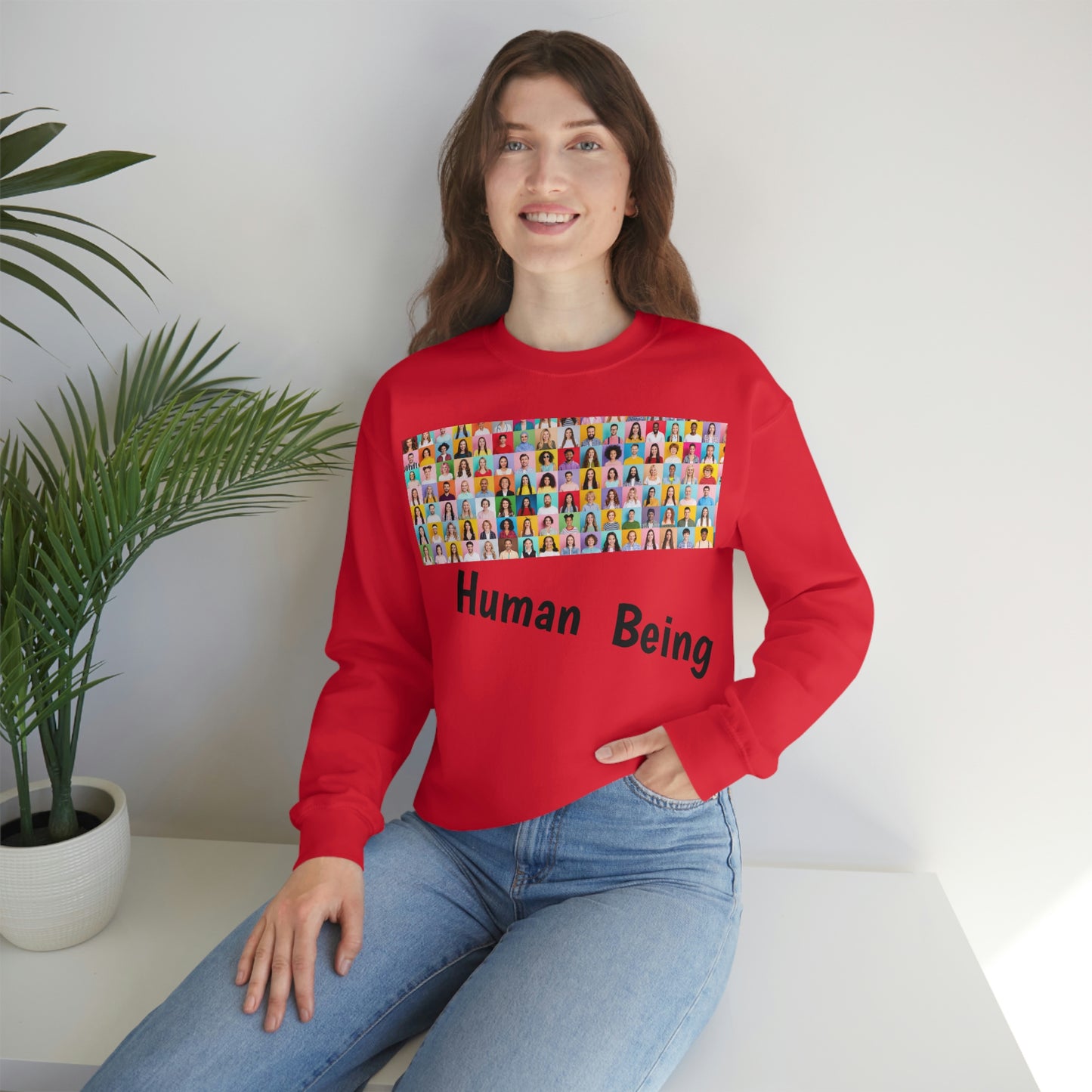 Human Heavy Blend™ Crewneck Sweatshirt