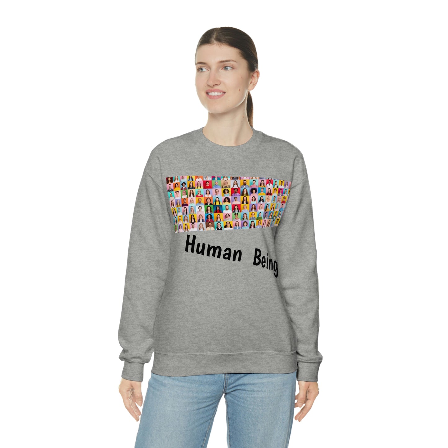 Human Heavy Blend™ Crewneck Sweatshirt