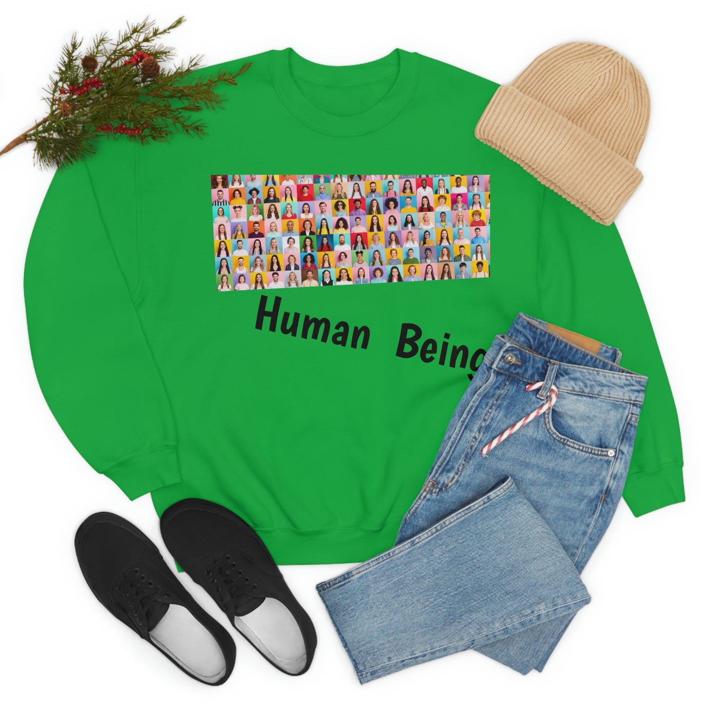Human Heavy Blend™ Crewneck Sweatshirt